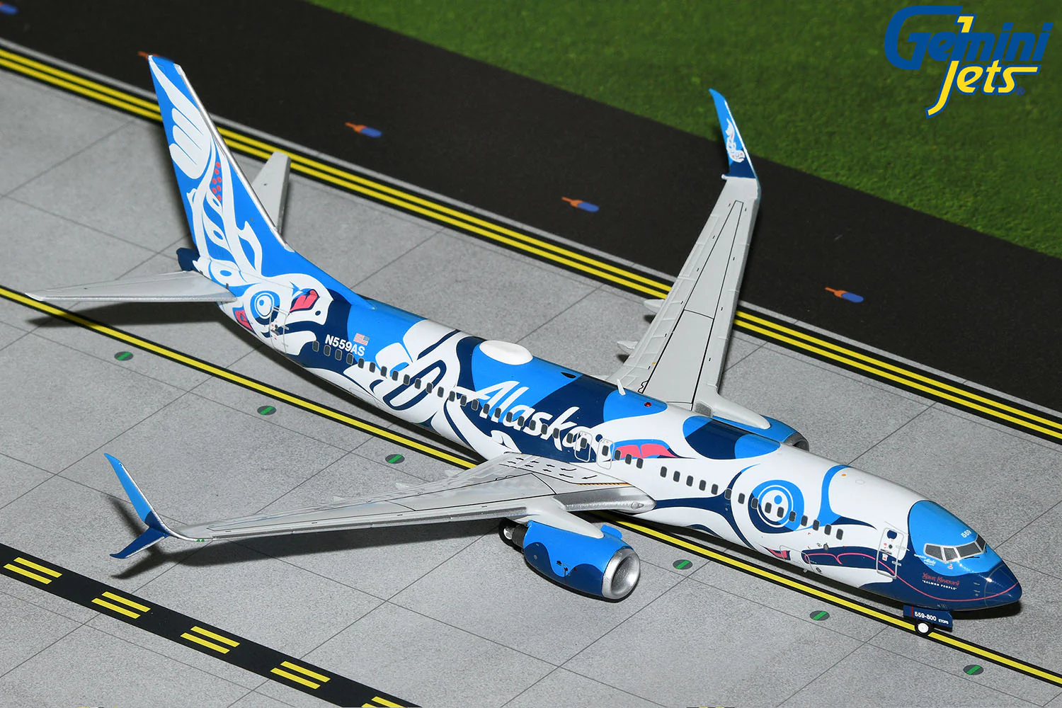 Gemini200 Alaska Airlines Boeing 737-800 "Salmon People" N559AS
