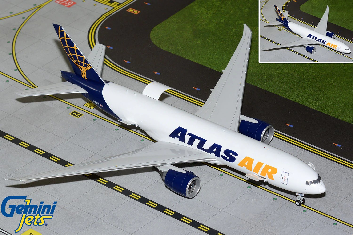 Gemini200 Atlas Air Boeing 777F (Interactive Series) N703GT