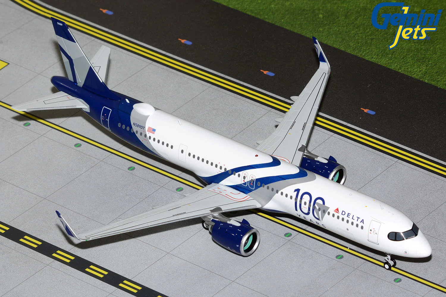 Gemini200 Delta Air Lines Airbus A321neo "100 Years" N589DT