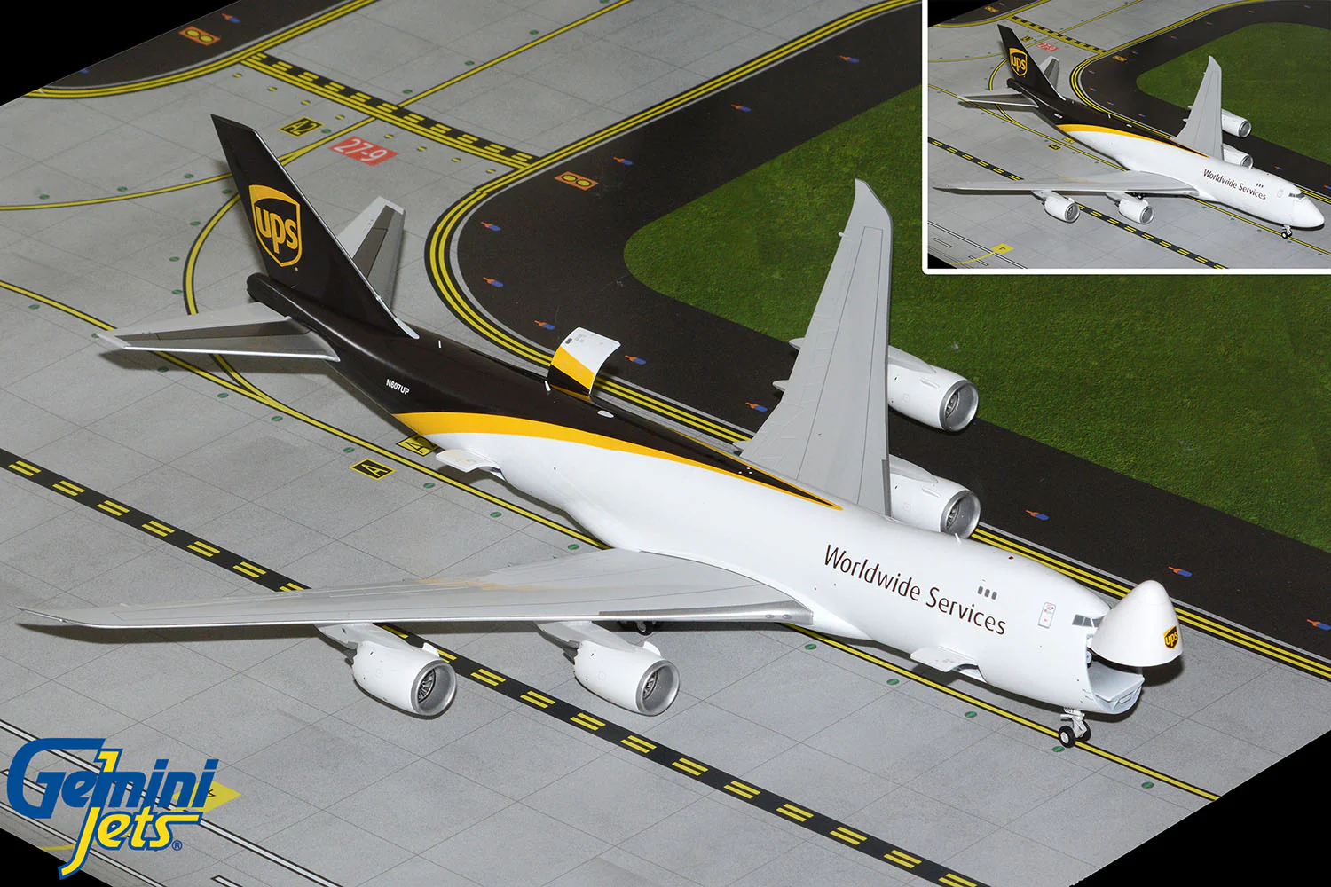 Gemini200 UPS Boeing 747-8F (Interactive Series) N607UP