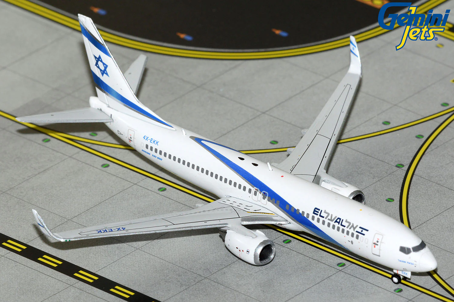 GeminiJets 1:400 El Al Israel Airlines Boeing 737-800 4X-EKK